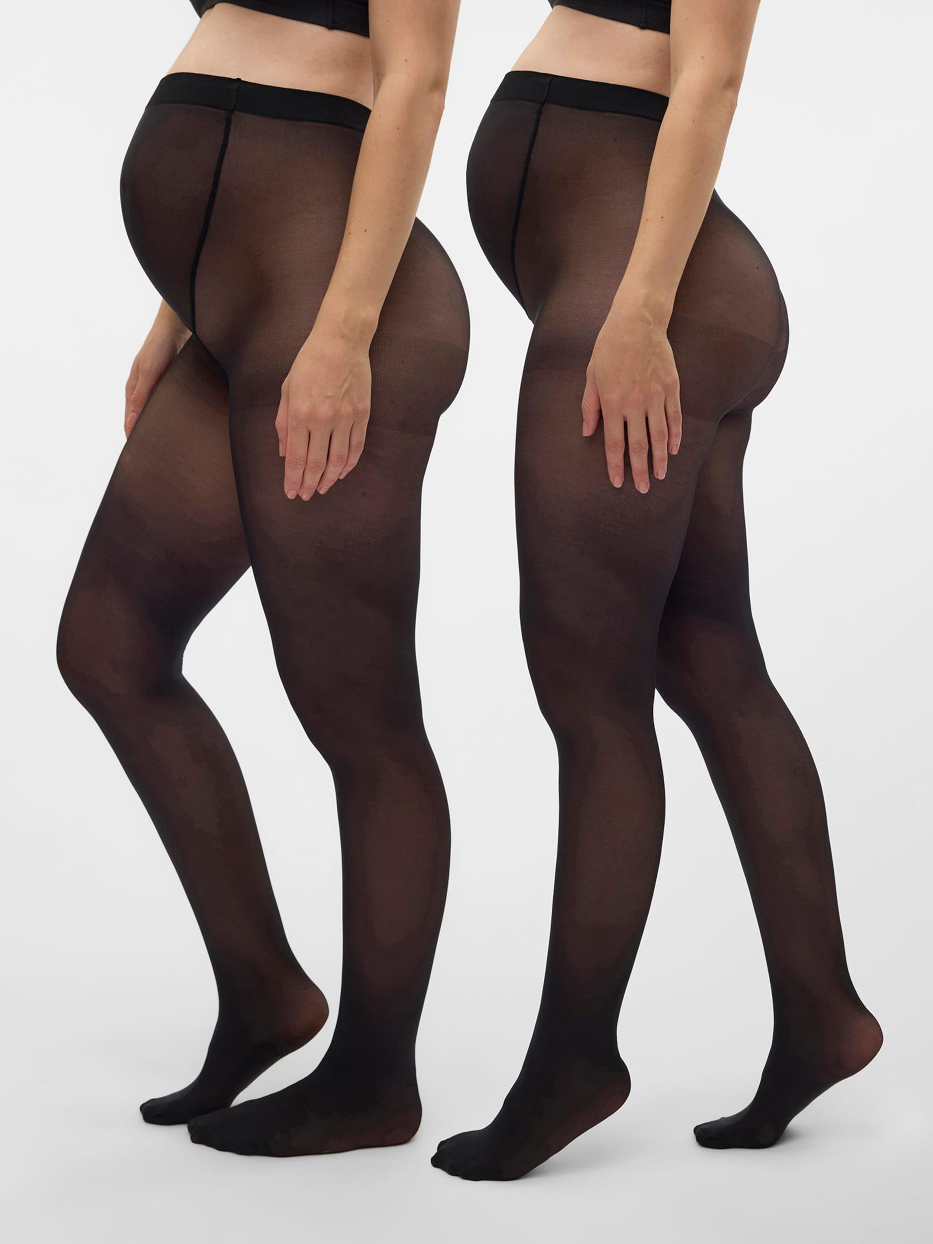 MAMALICIOUS Jemné punčocháče MLNORA černá