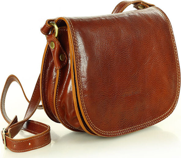 Marco MAZZINI MAZZINI Hnědá malá kabelka MARCO