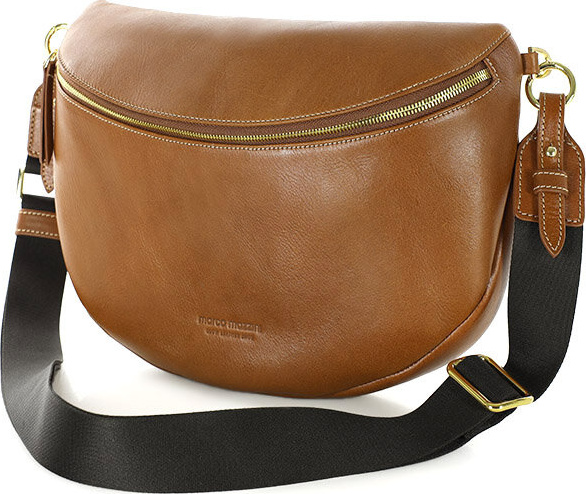 MARCO MAZZINI Hnědá dámská kožená ledvinka