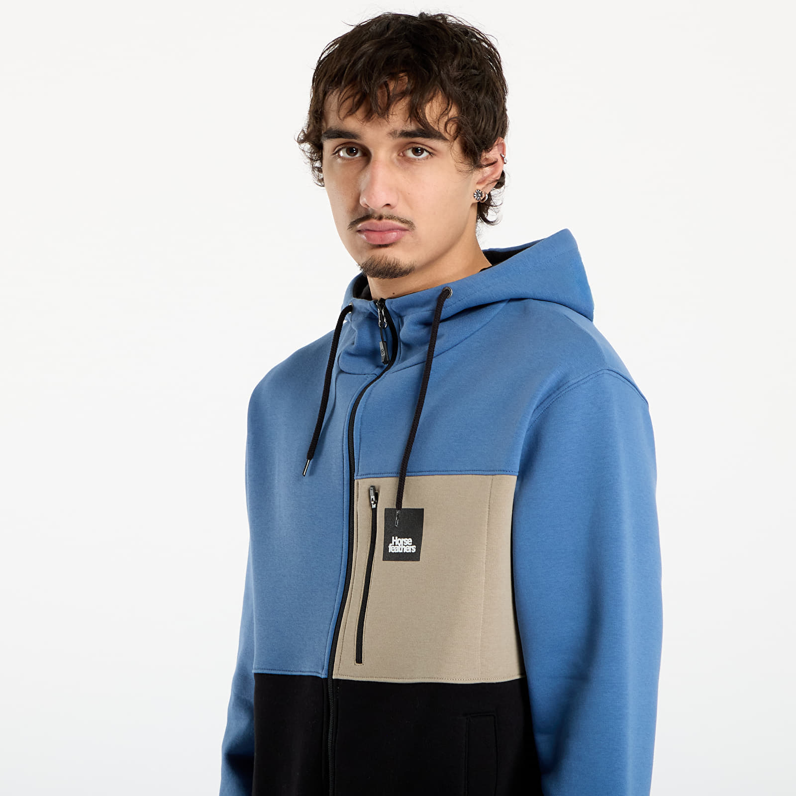 Mikina Horsefeathers Vick Sweatshirt Moonlight Blue/ Black L