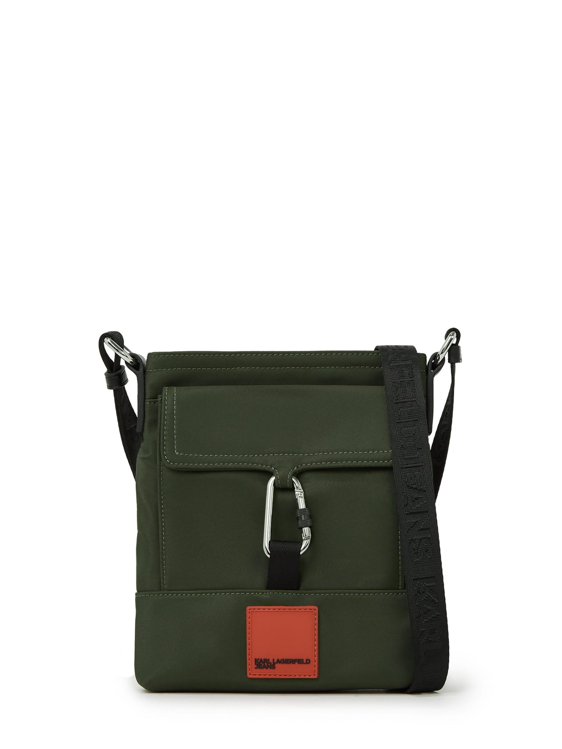 KARL LAGERFELD JEANS Taška přes rameno 'Canyon' olivová