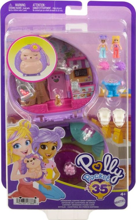 Mattel Polly Pocket Pidi svět do kapsy Ježkova kavárna, HRD37