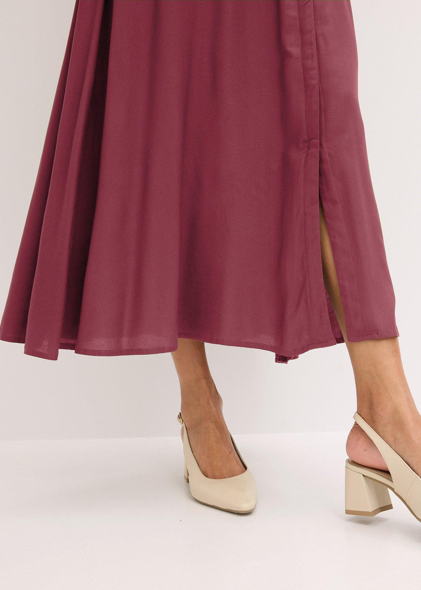 bonprix Košilové šaty Červená