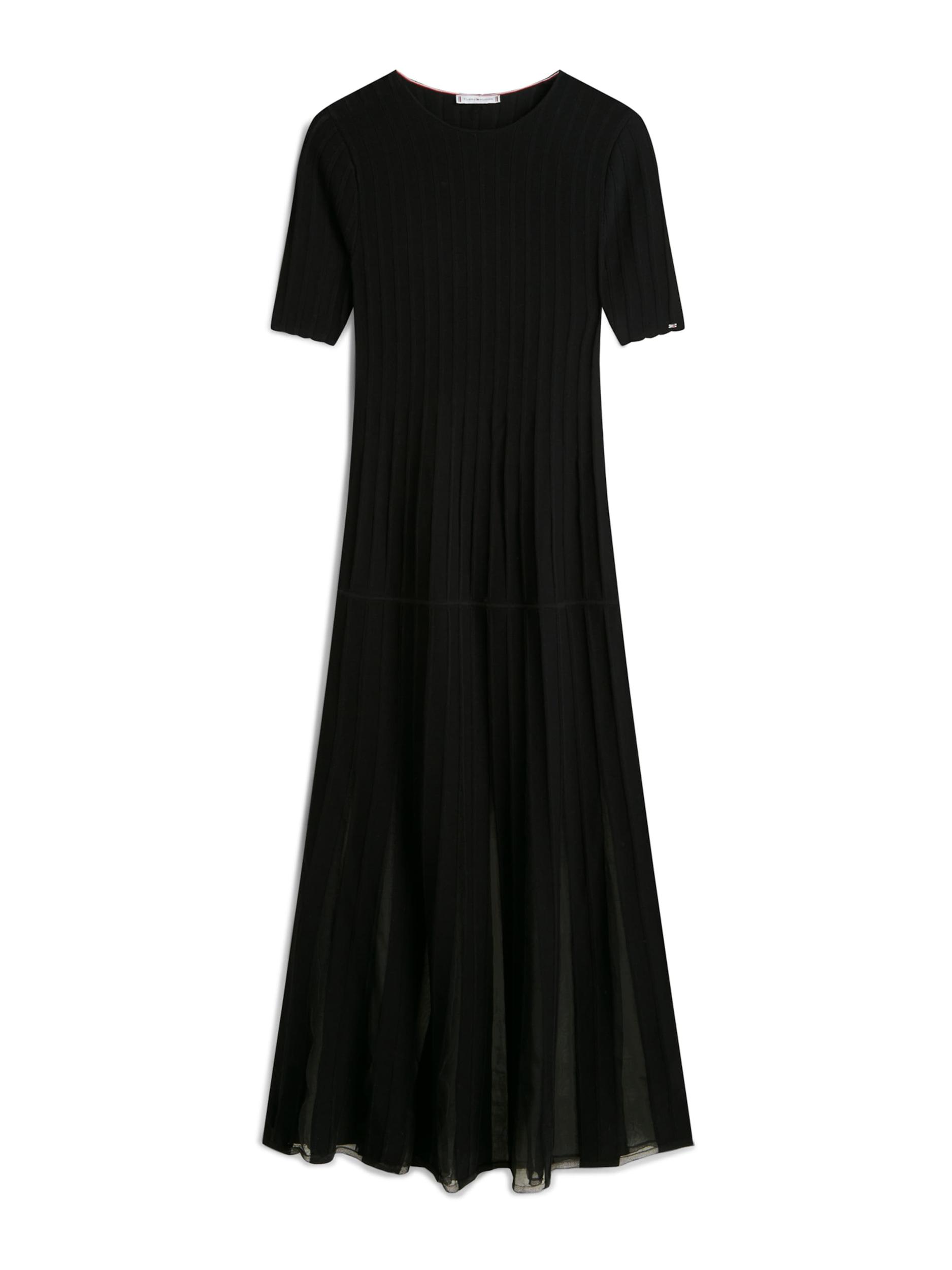 TOMMY HILFIGER Úpletové šaty černá