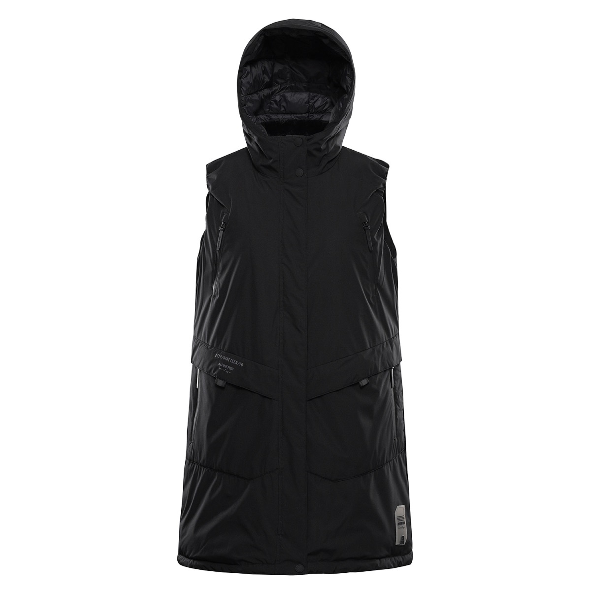 Dámská vesta ALPINE PRO HARDA 2 black černá