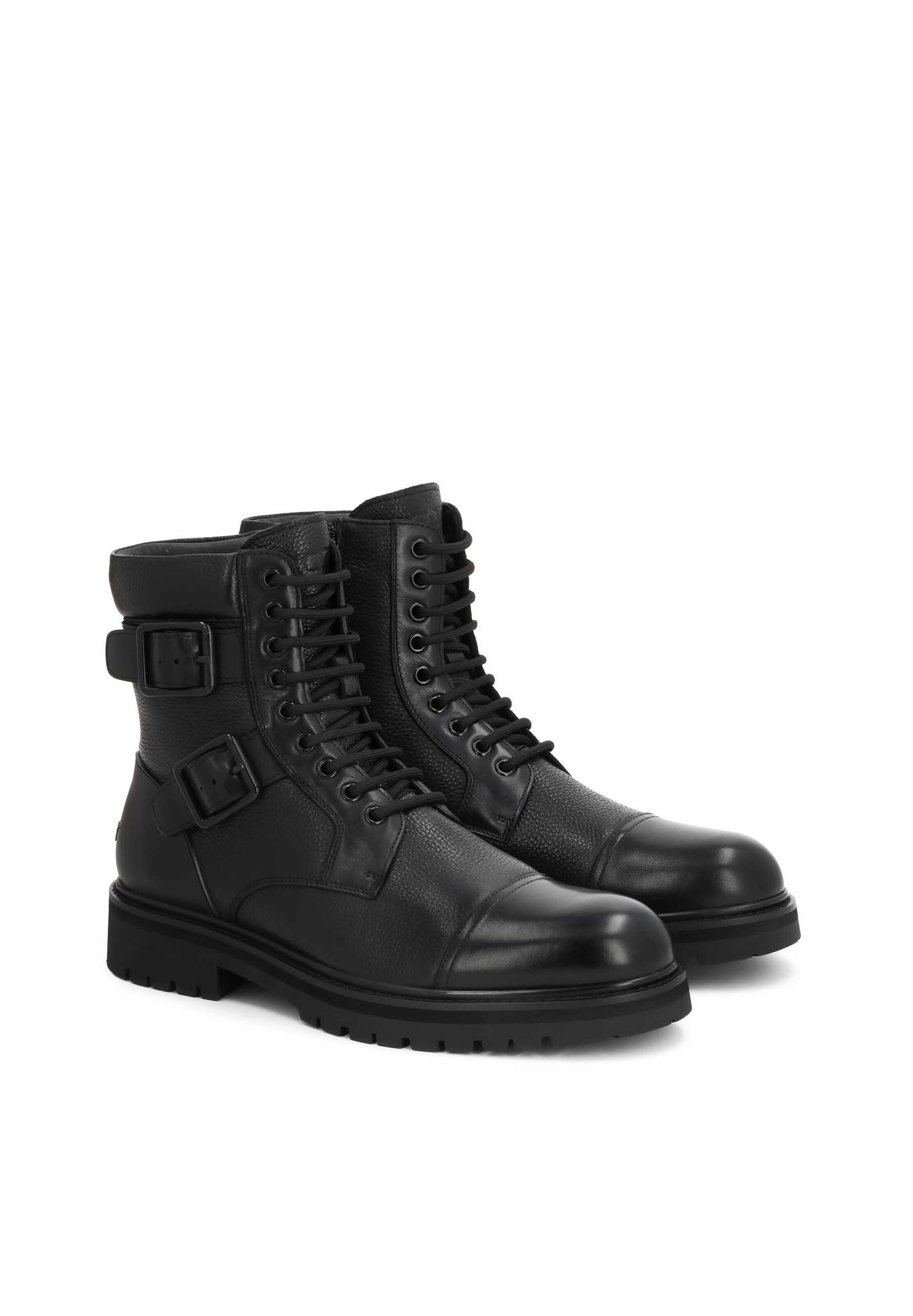 Kazar Šněrovací boty černá