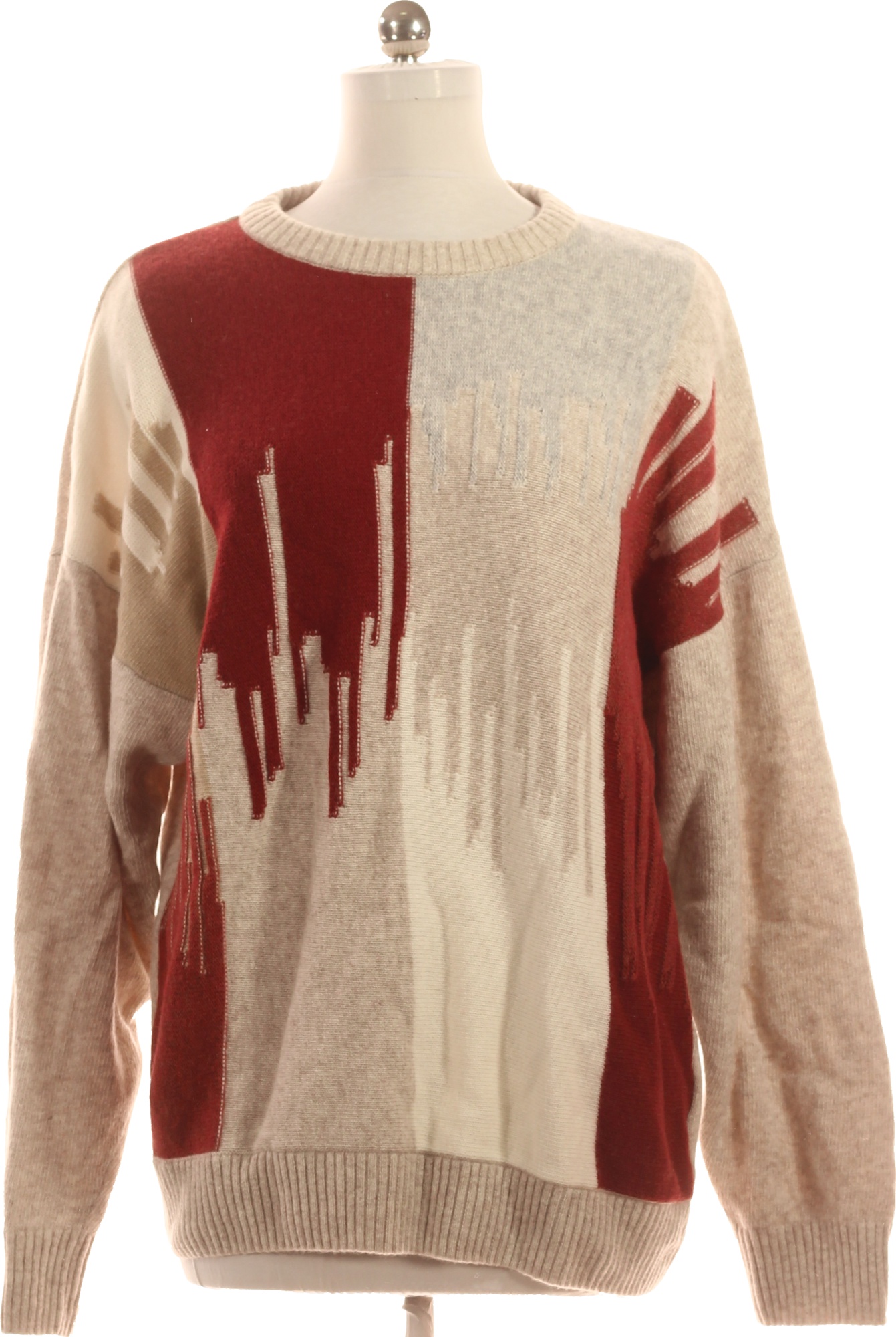 Esprit Dámský Pulovr Vlněný Béžový Vel. XL