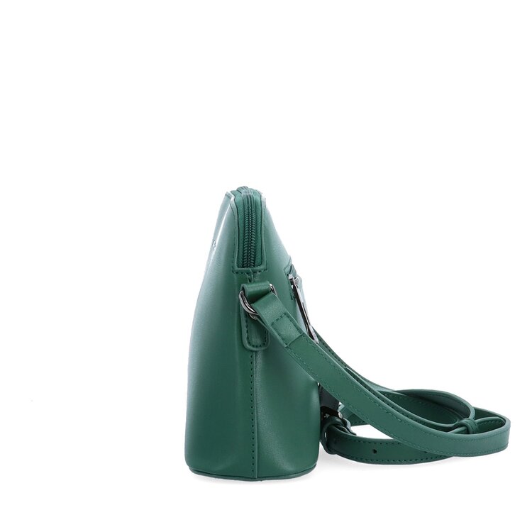 Malá kožená crossbody kabelka Famito NB 0096 TZE zelená