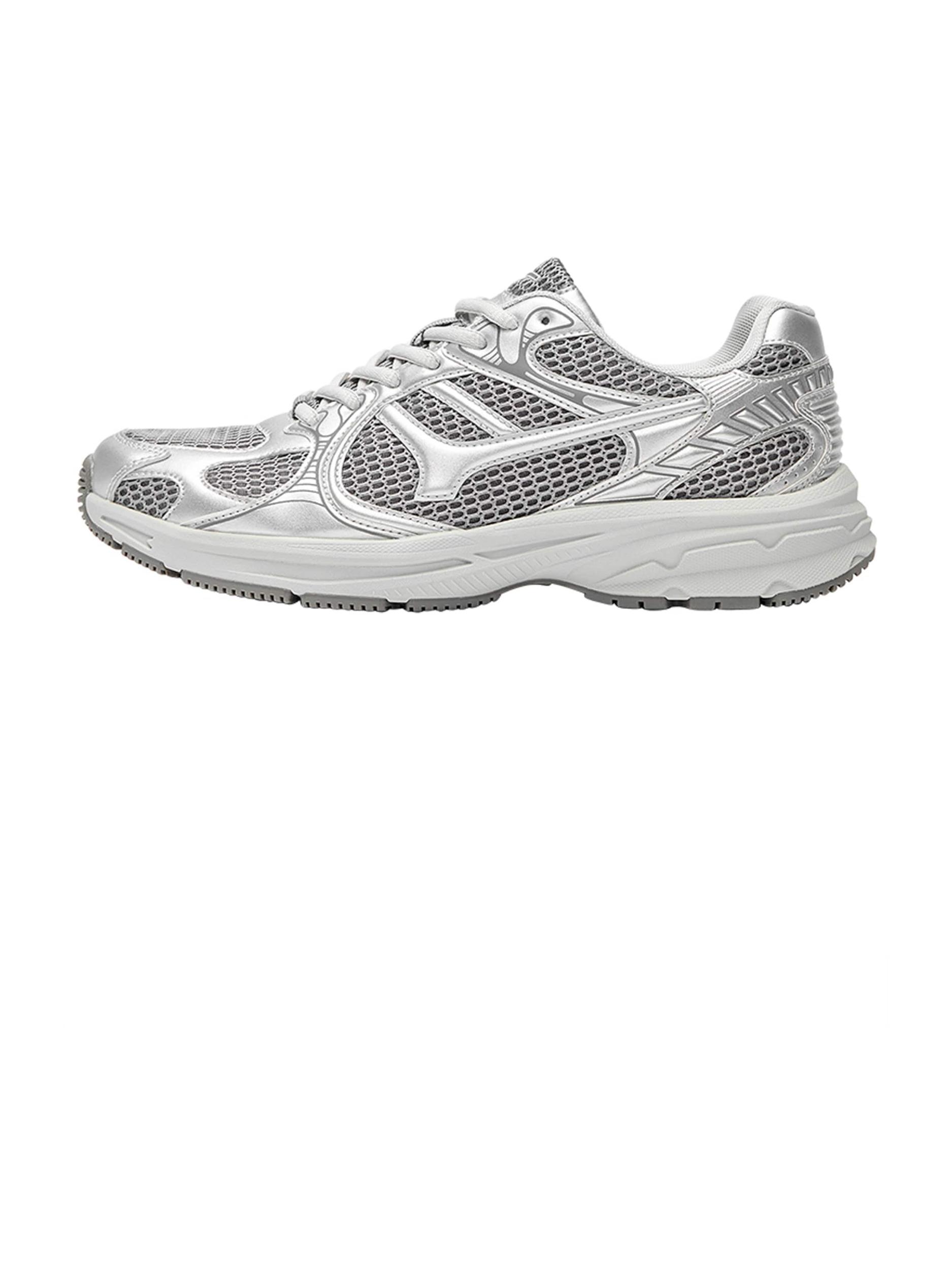 Pull&Bear Tenisky tmavě šedá / stříbrná