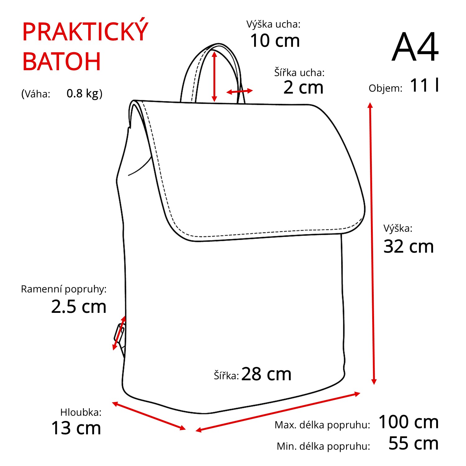 Městský batoh ze syntetické kůže Tangerin modrá 8006 SM