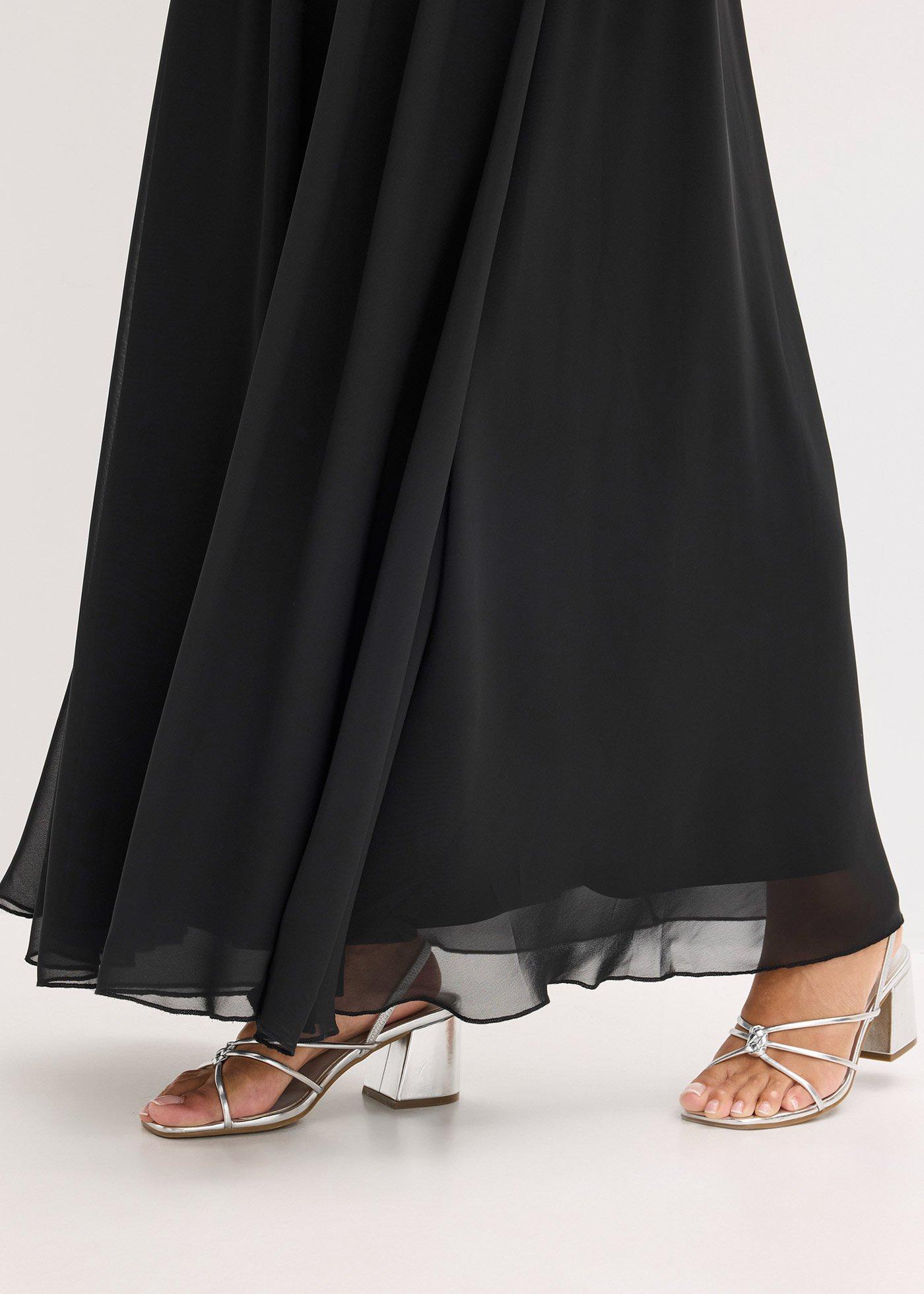 bonprix Dlouhé šaty Černá