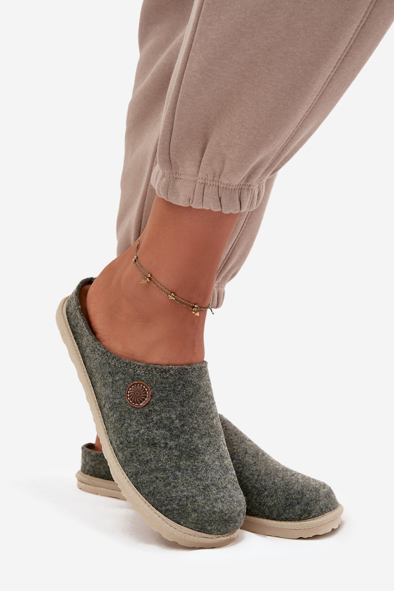 Domácí obuv dámské pantofle Inblu CS000047 zelené