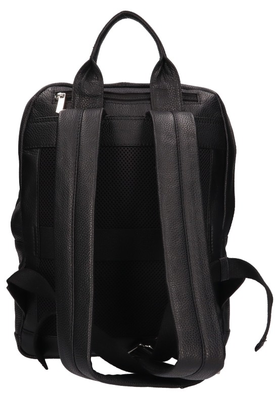 Lagen unisex kožený batoh černý