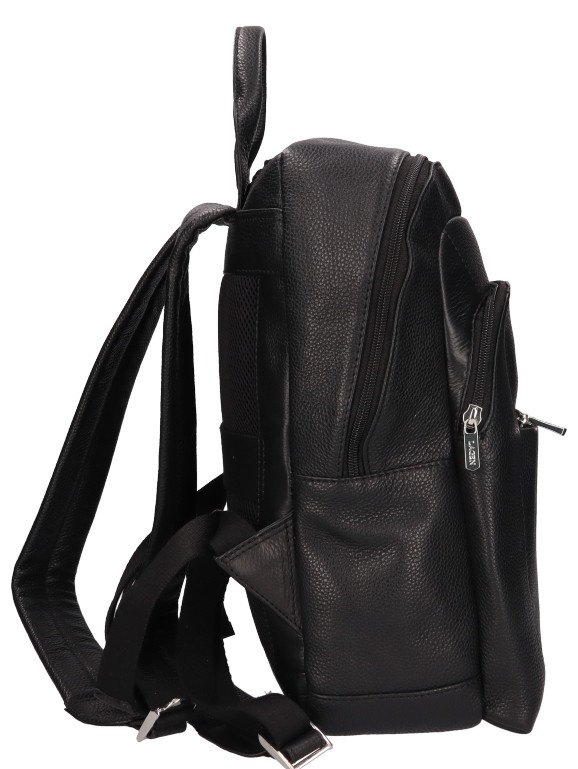 Lagen unisex kožený batoh černý