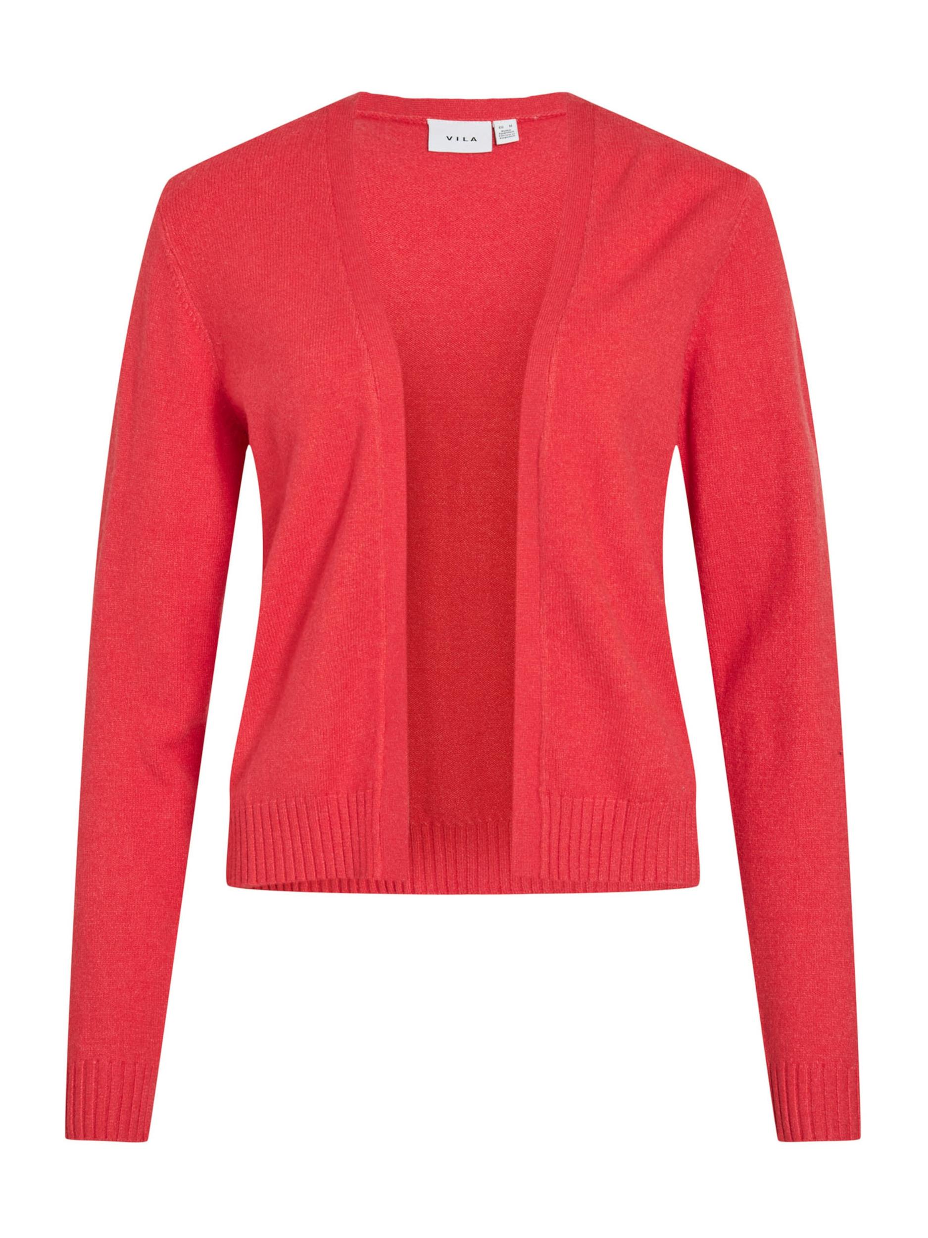 VILA Kardigan 'VIRIL' krvavě červená