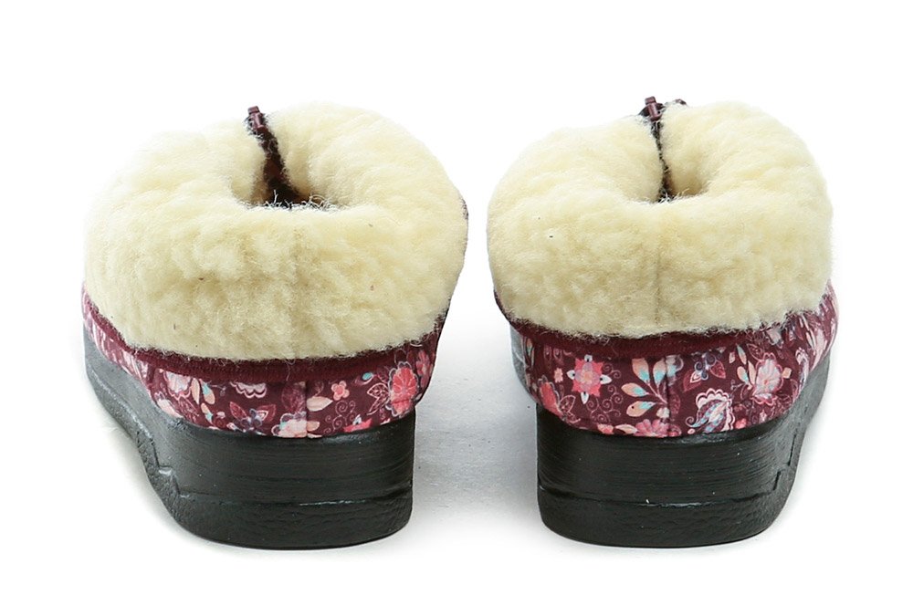 Rogallo 29841 květové dámské zimní papuče