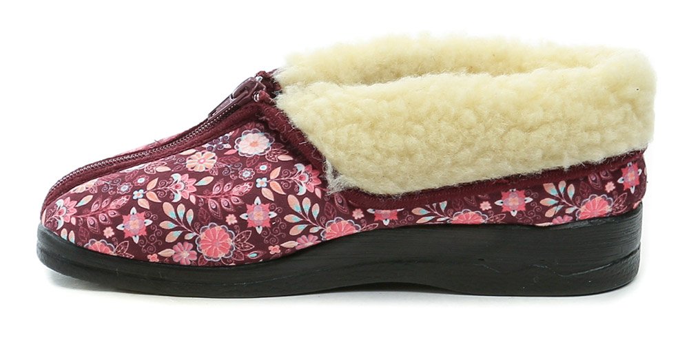 Rogallo 29841 květové dámské zimní papuče