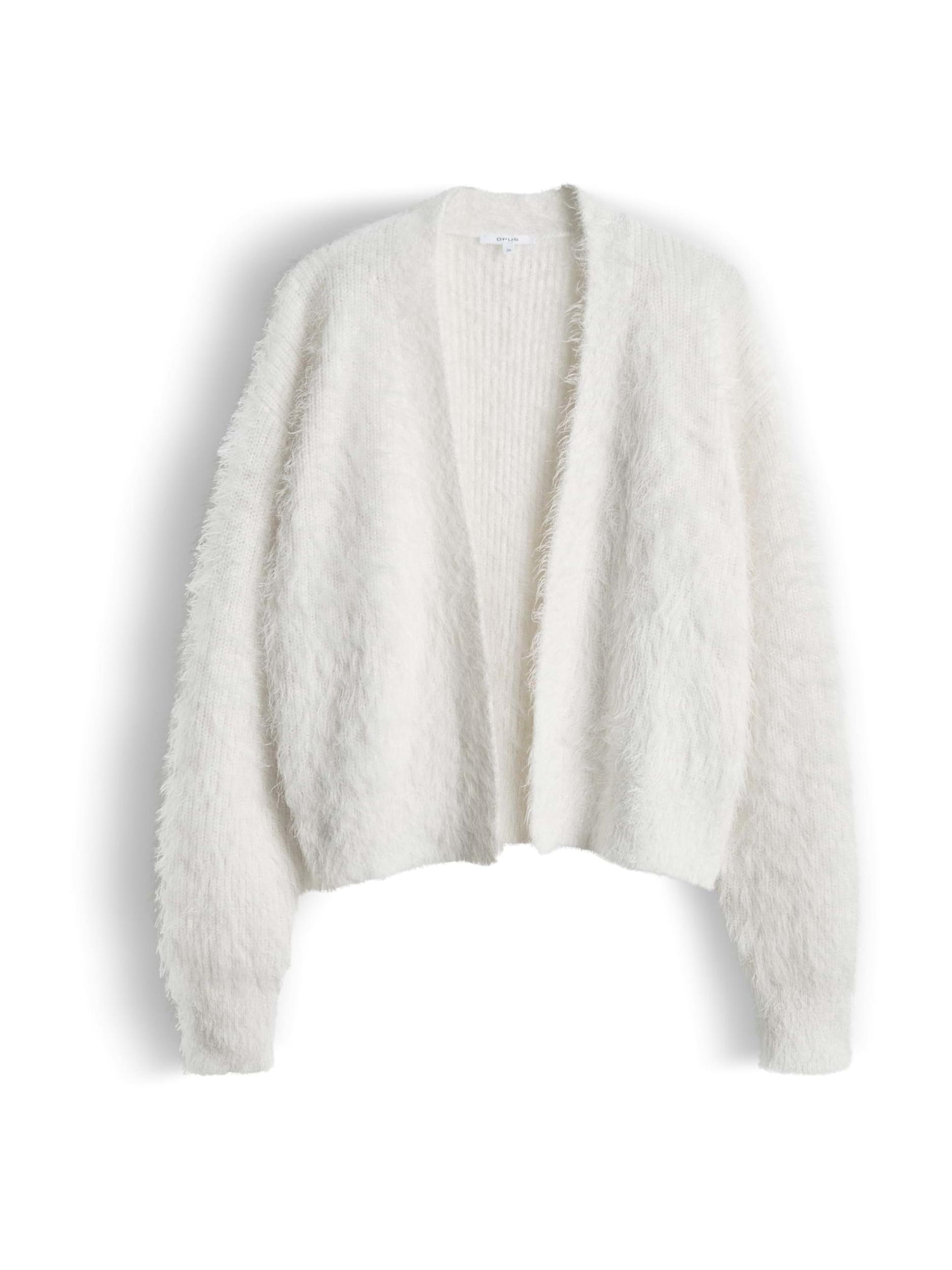 OPUS Kardigan 'Deder' bílá