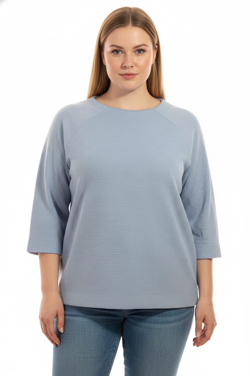 Dámská Mikina Bez Zapínání Modrá Canda