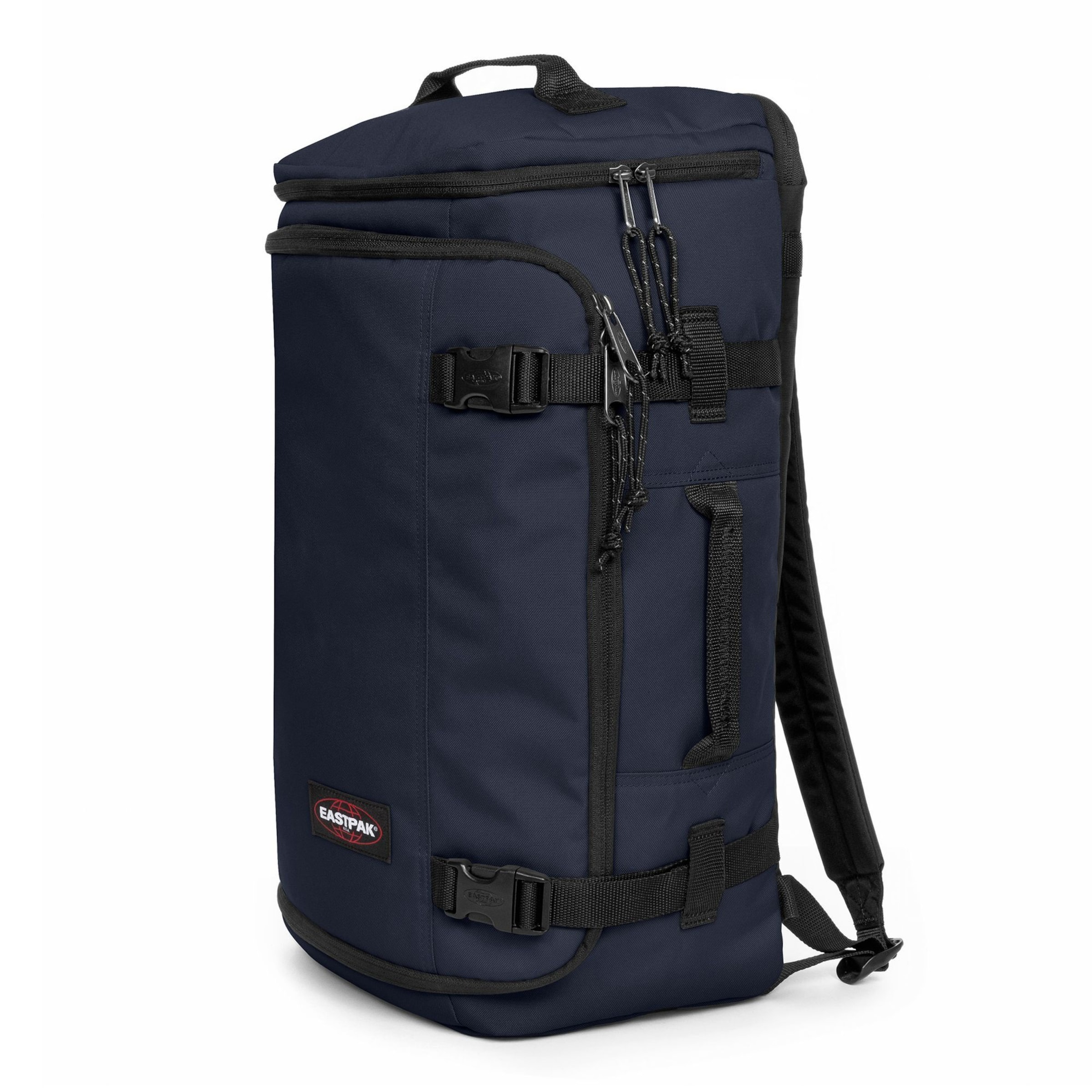 EASTPAK Batoh 'Carry' královská modrá / krvavě červená / černá / bílá