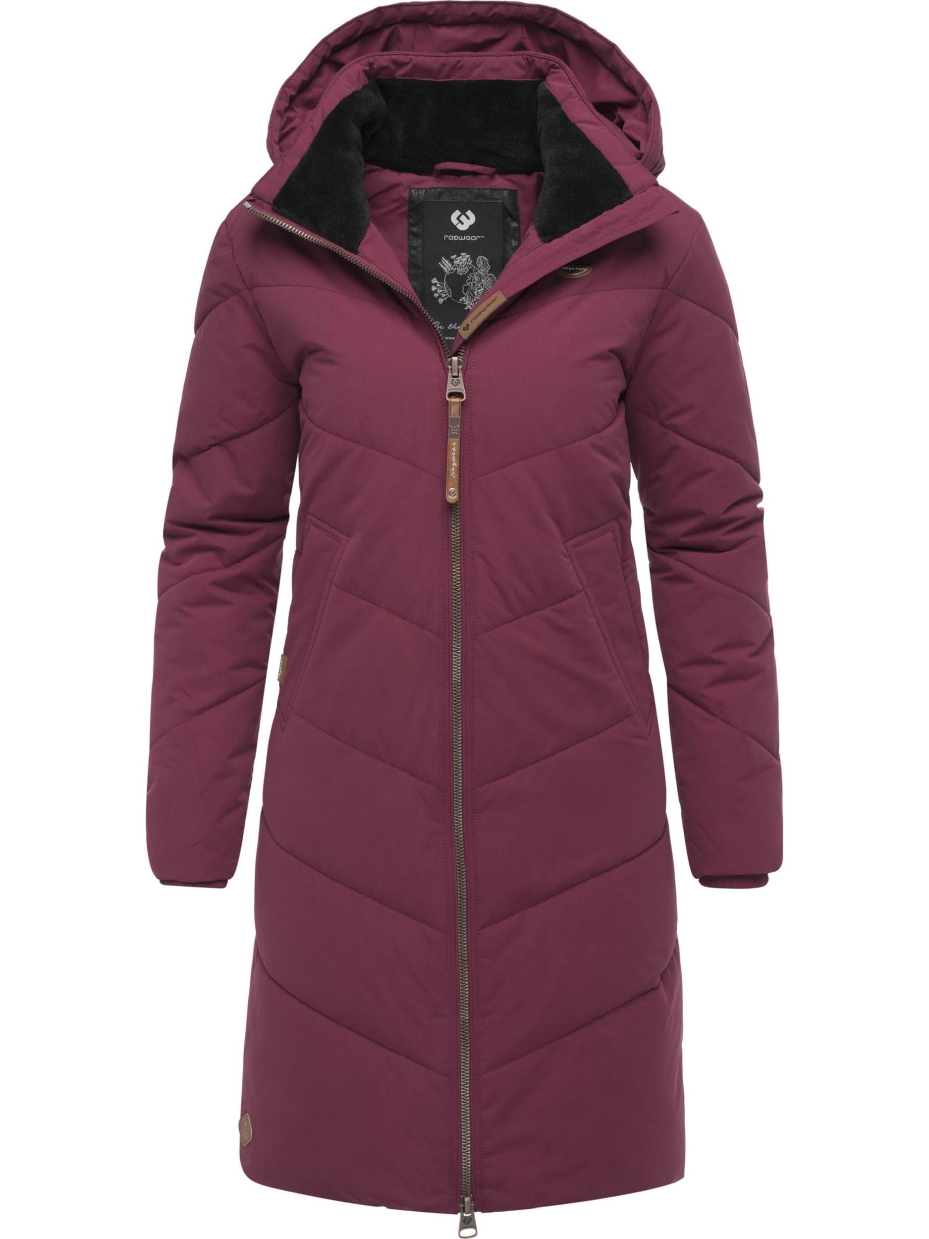 Ragwear Zimní kabát 'Rebelka' bordó