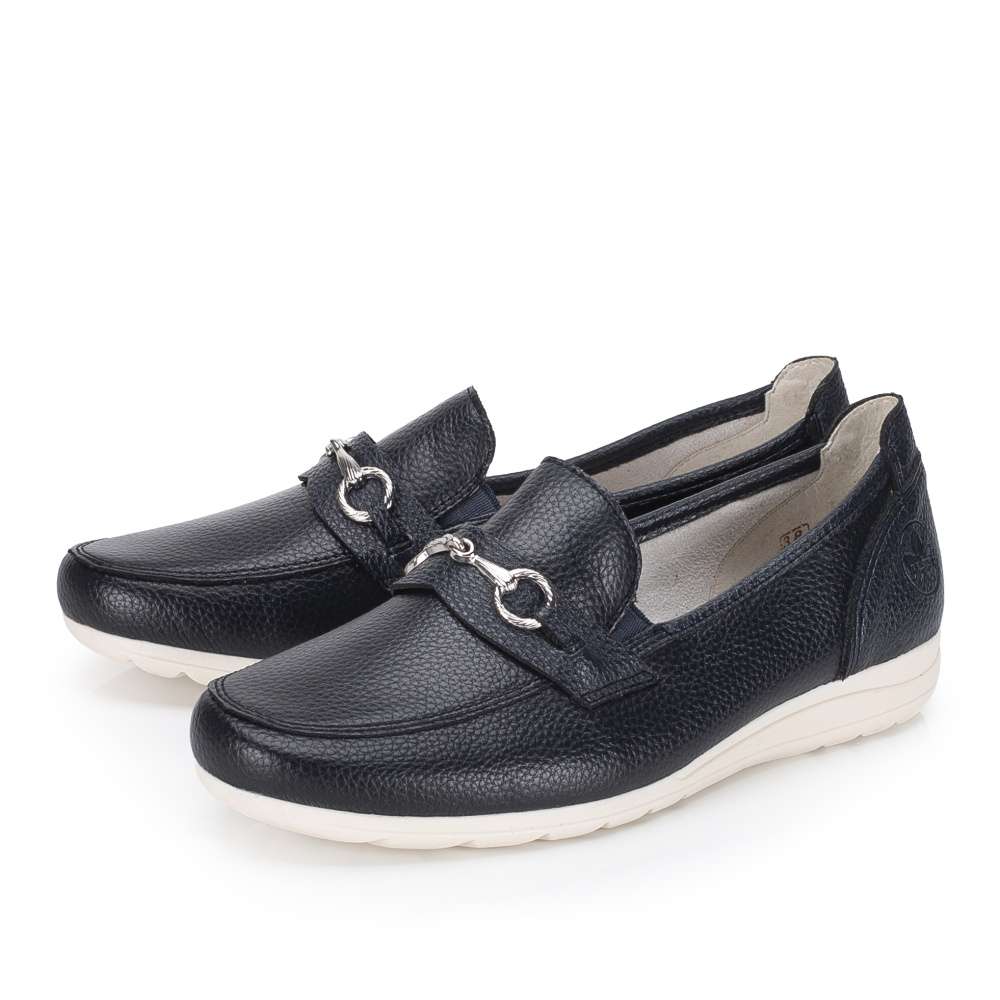 Dámské mokasíny RIEKER L9355-14 modrá