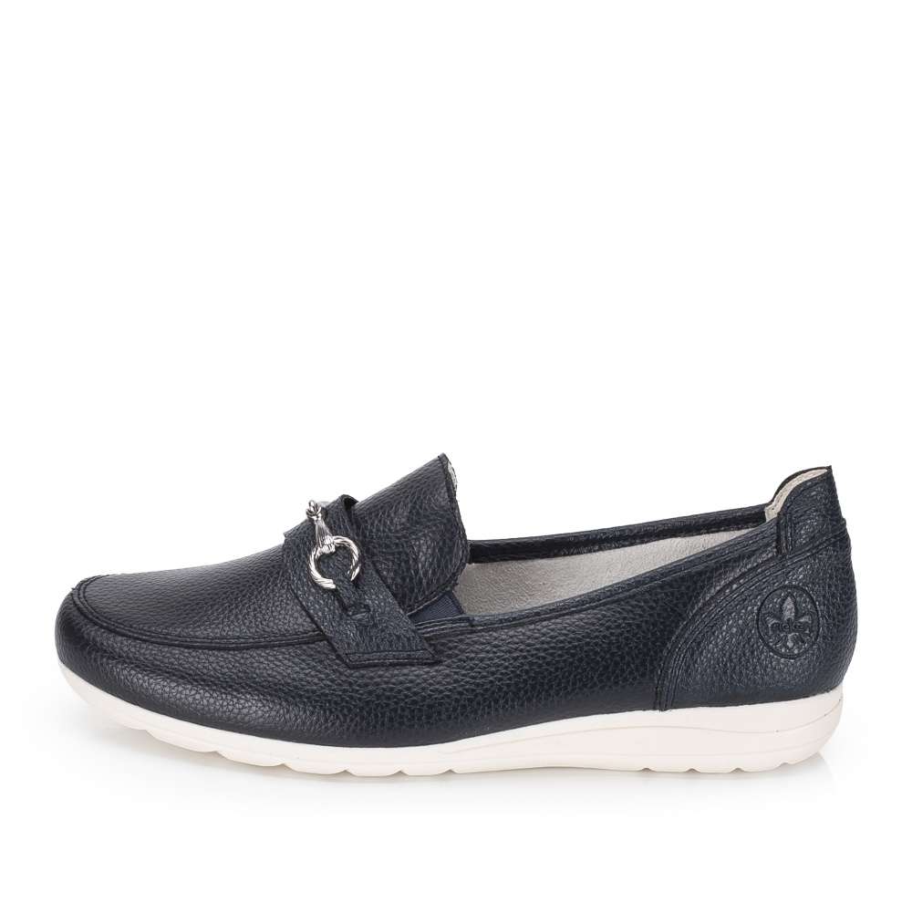 Dámské mokasíny RIEKER L9355-14 modrá