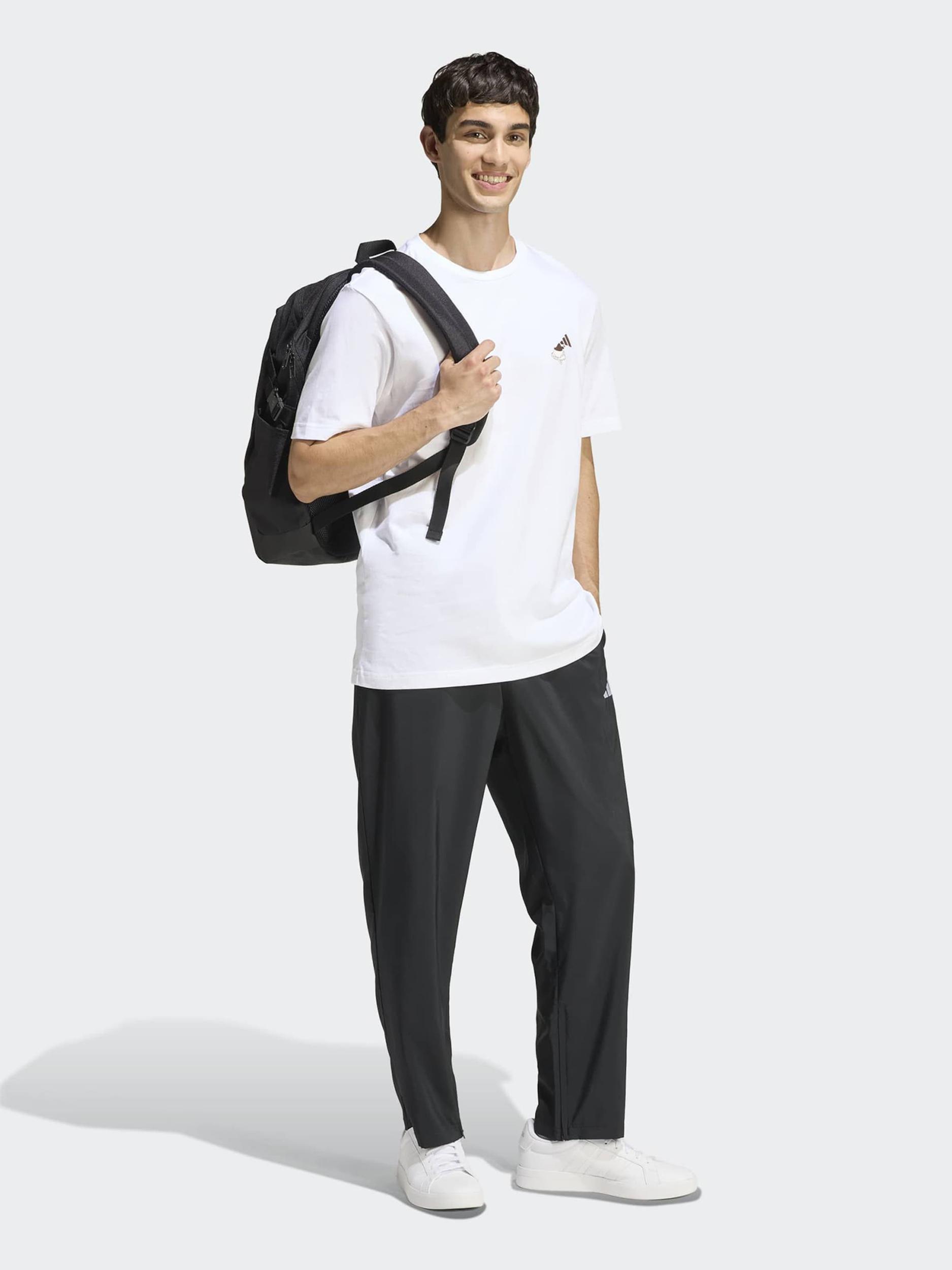 ADIDAS SPORTSWEAR Funkční tričko 'Cheesecake' modrá / karmínově červené / černá / bílá