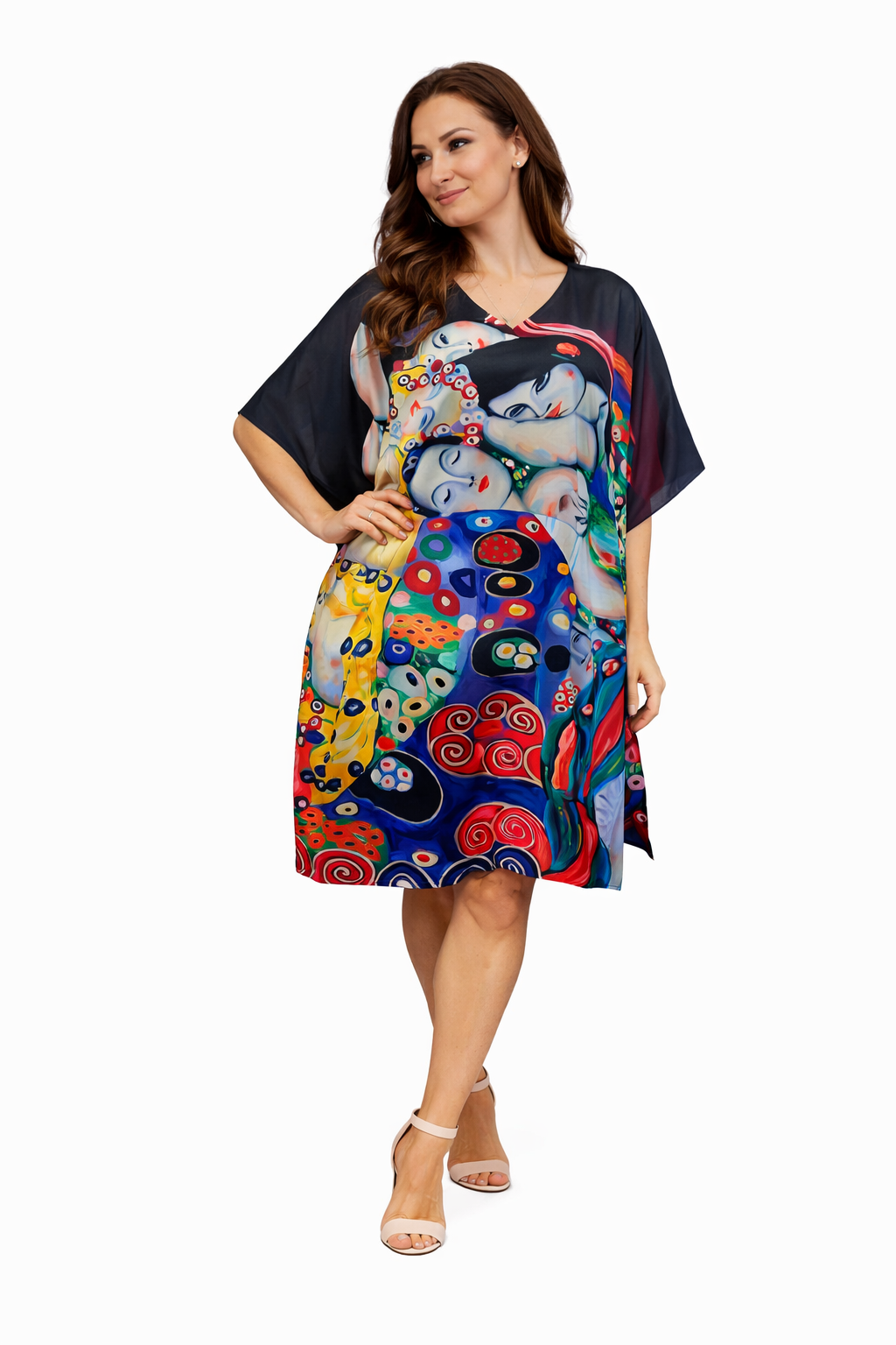 Šaty - BOHO - s hedvábnou úpravou, č. 30