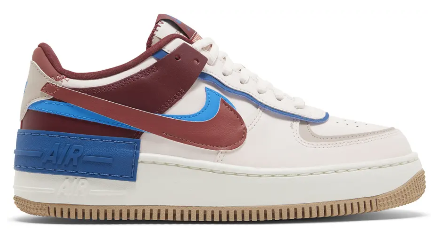Nike Air Force 1 Low Shadow Light Soft Pink Team Red Blue (W)