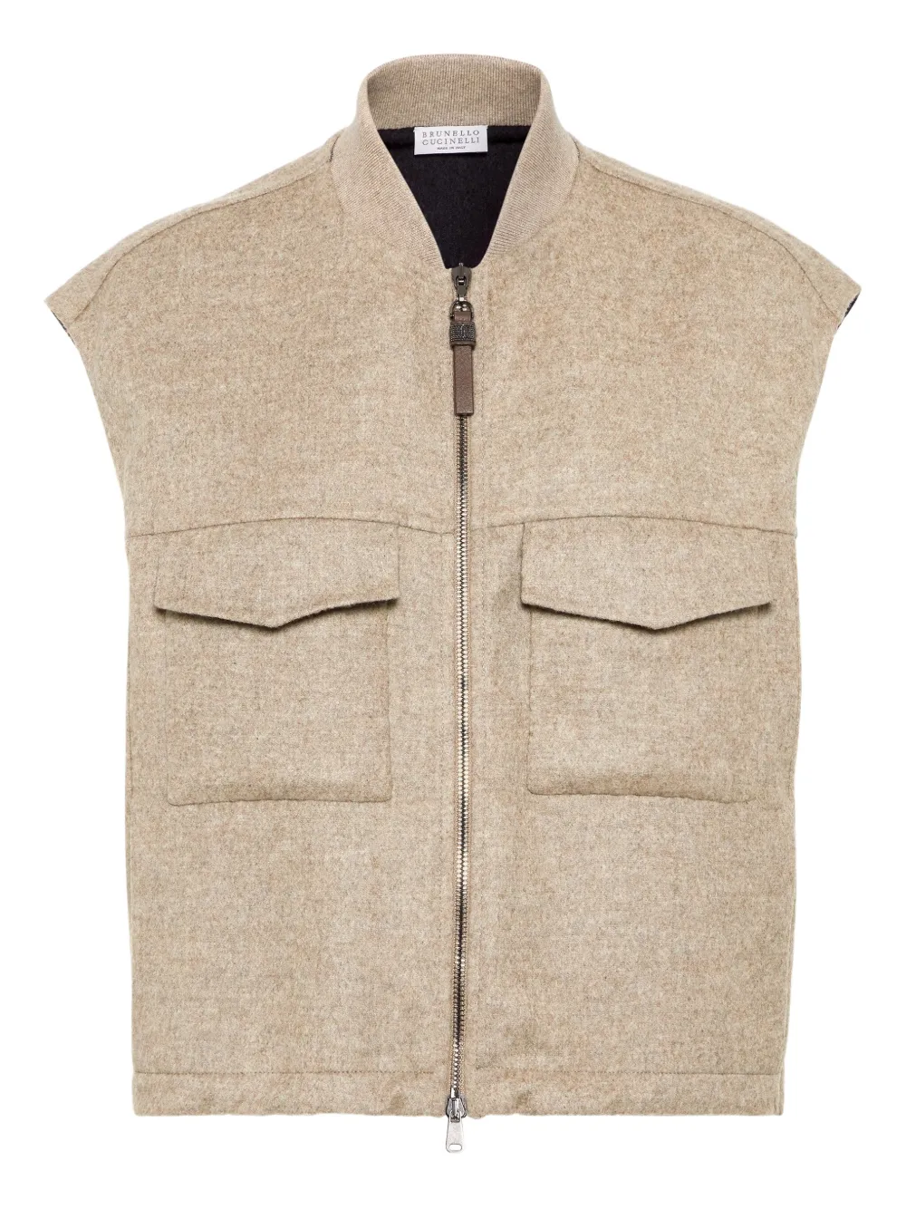 Brunello Cucinelli mélange-effect gilet - Neutrals