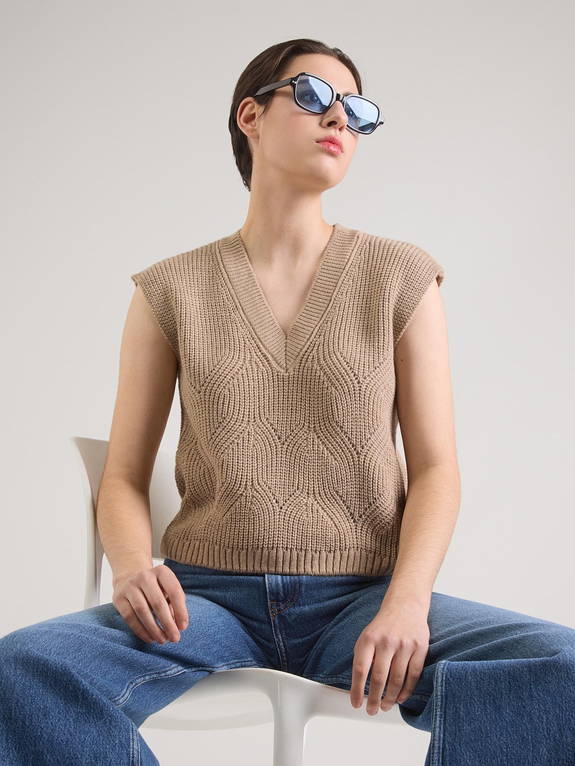 ABOUT YOU Svetr 'Danai' velbloudí