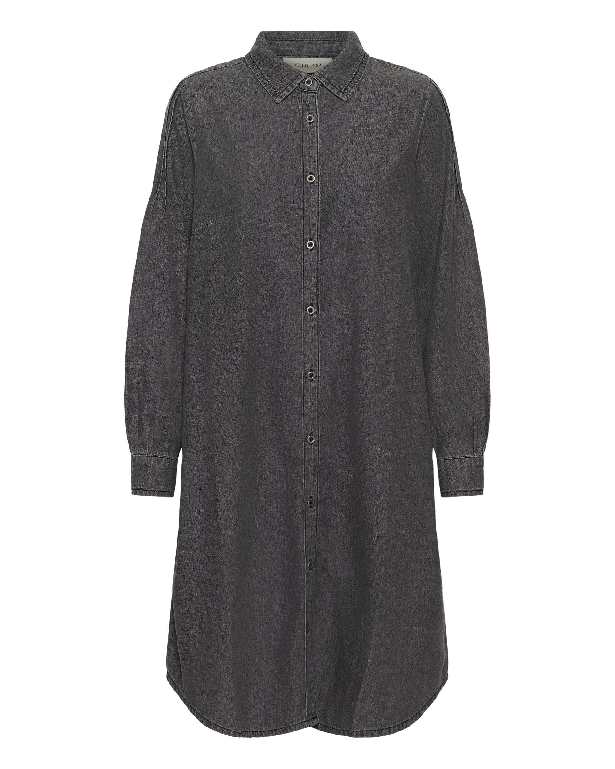 Cream Šaty černá džínovina