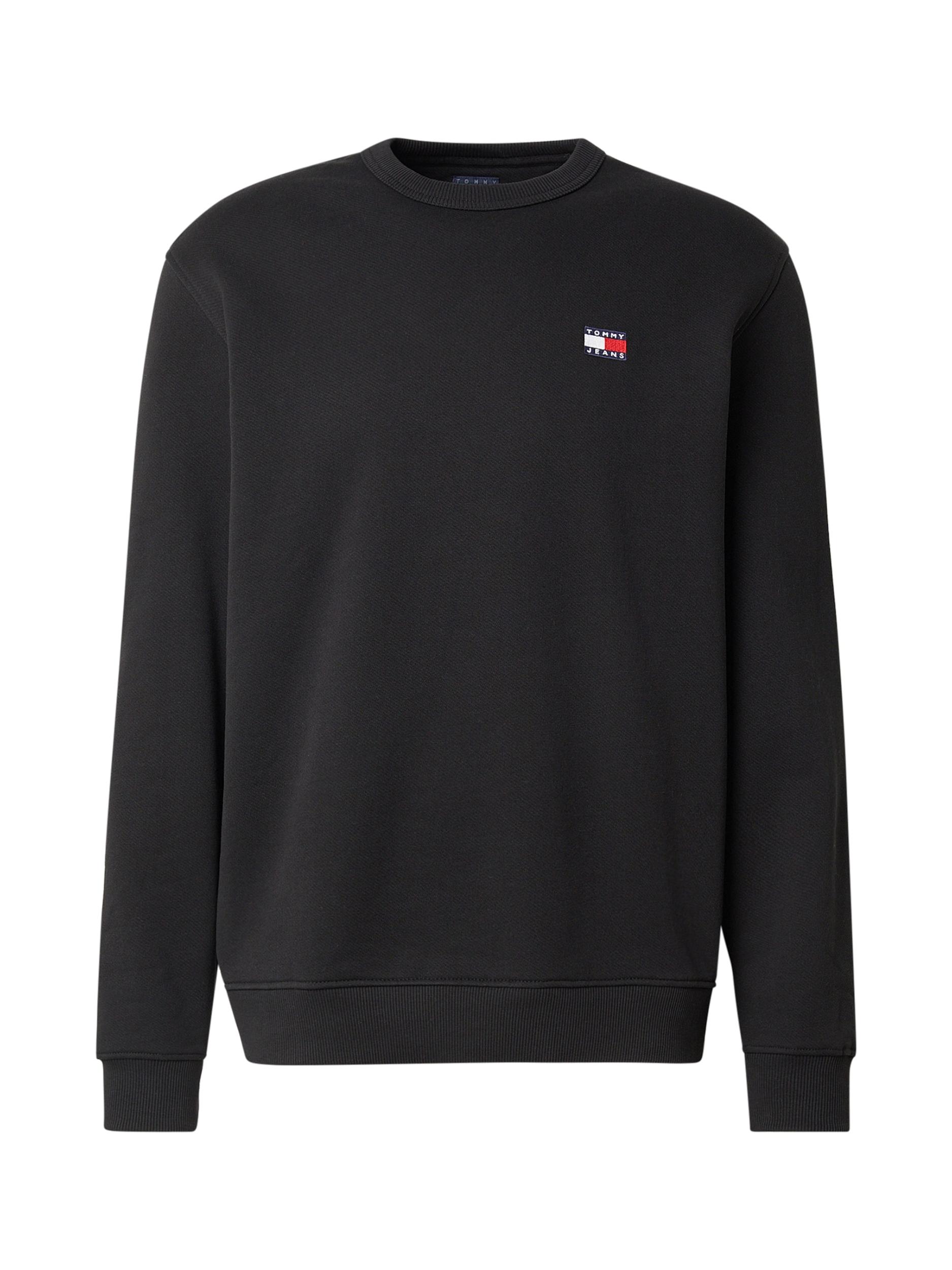 Tommy Jeans Mikina námořnická modř / jasně červená / černá / bílá