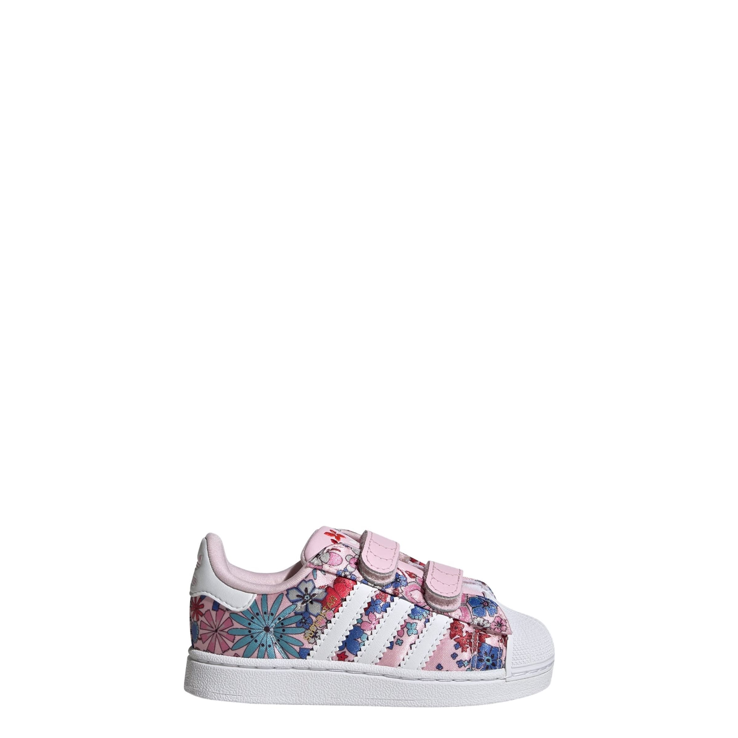 ADIDAS ORIGINALS Tenisky 'LibertyLondon Superstar II' fialkově modrá / růžová / červená / bílá
