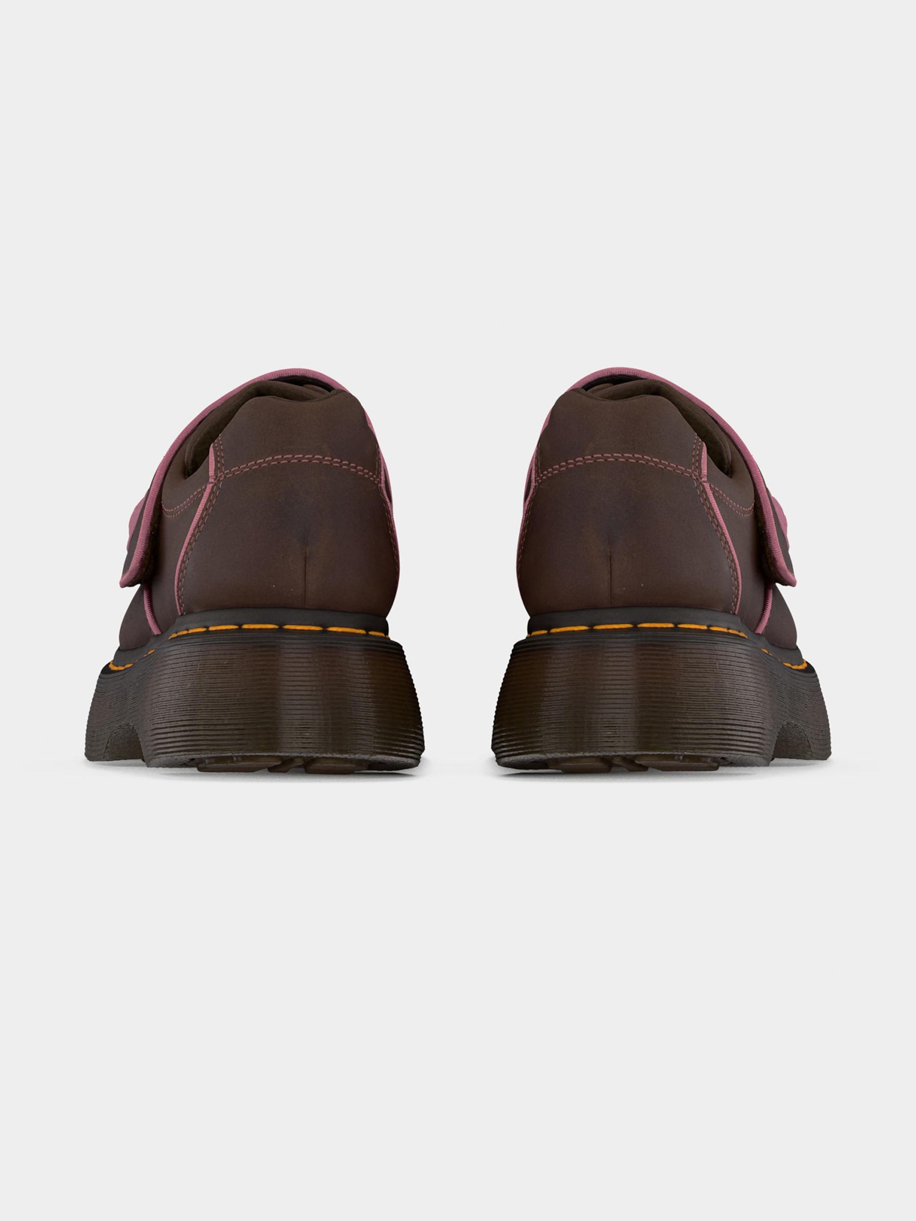 Dr. Martens Šněrovací boty 'Buzz' tmavě hnědá / pitaya