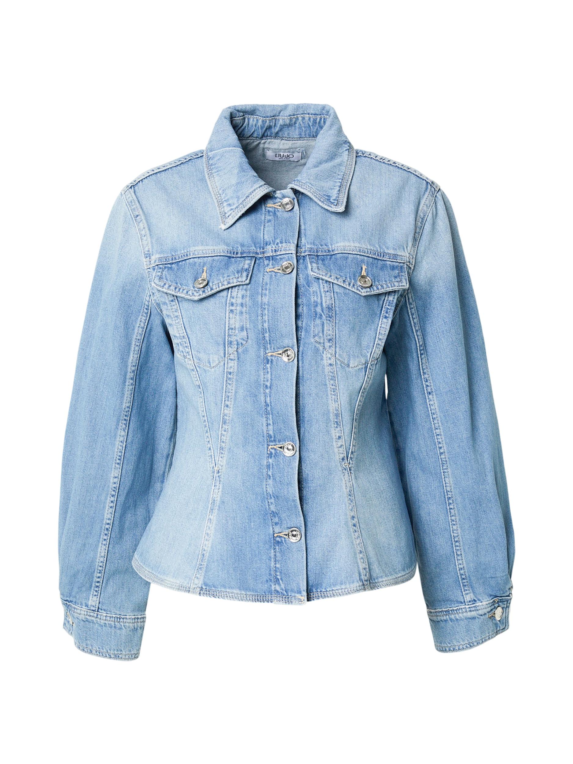 Liu Jo Přechodná bunda modrá džínovina