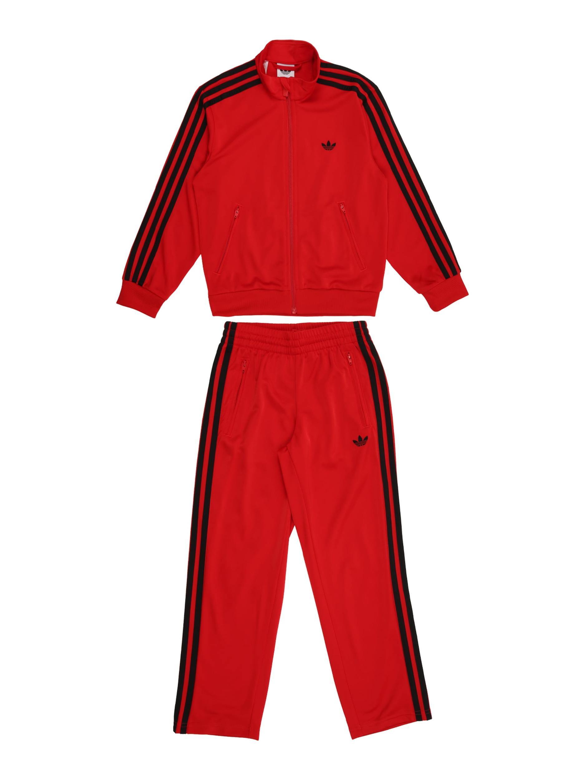 ADIDAS ORIGINALS Joggingová souprava 'Firebird' červená / černá