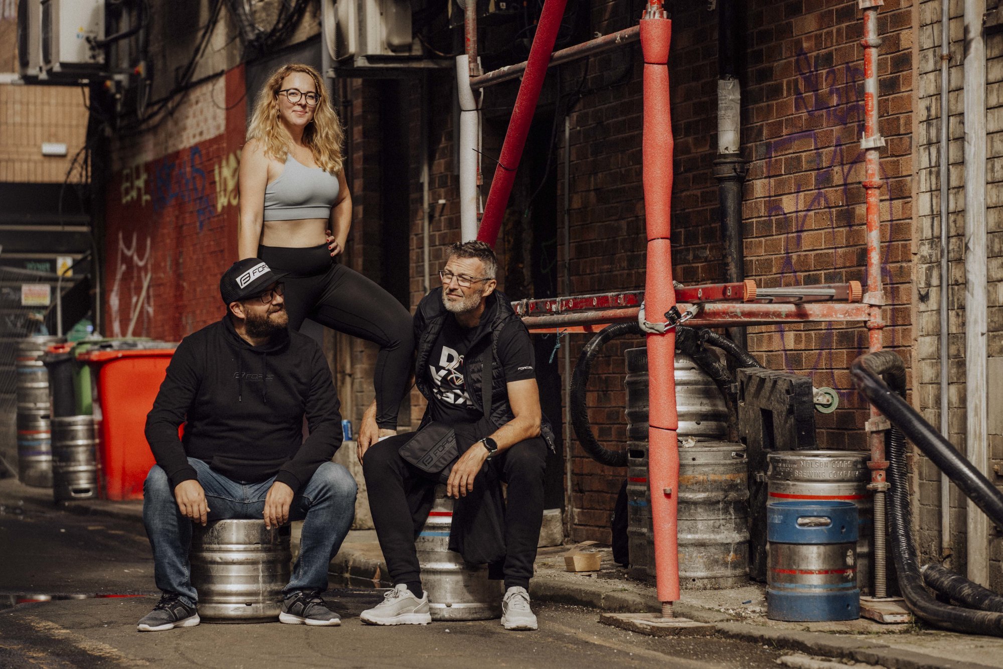 FORCE mikina F COMFY UNI přes hlavu s kapucí, černá