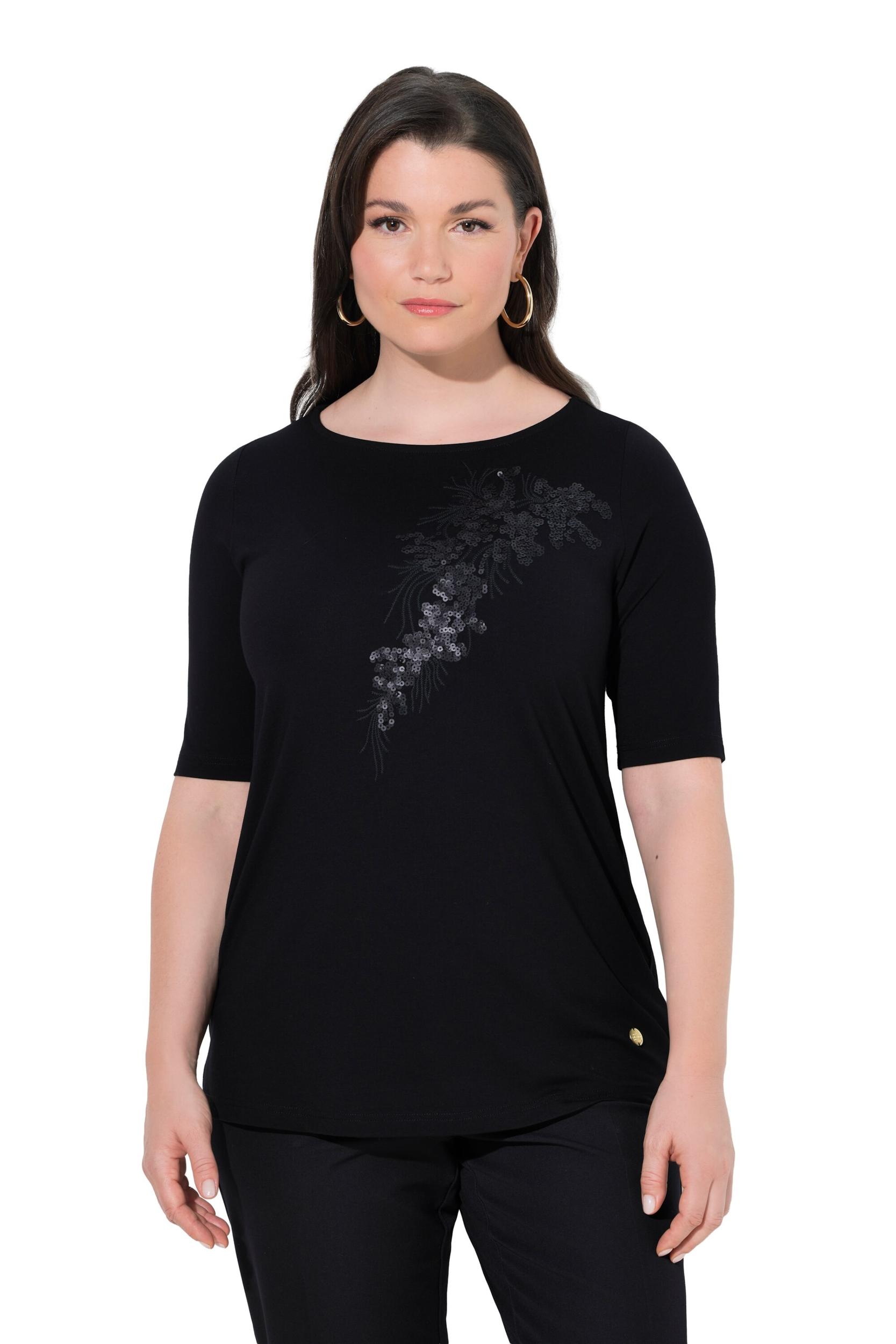 Ulla Popken Tričko černá