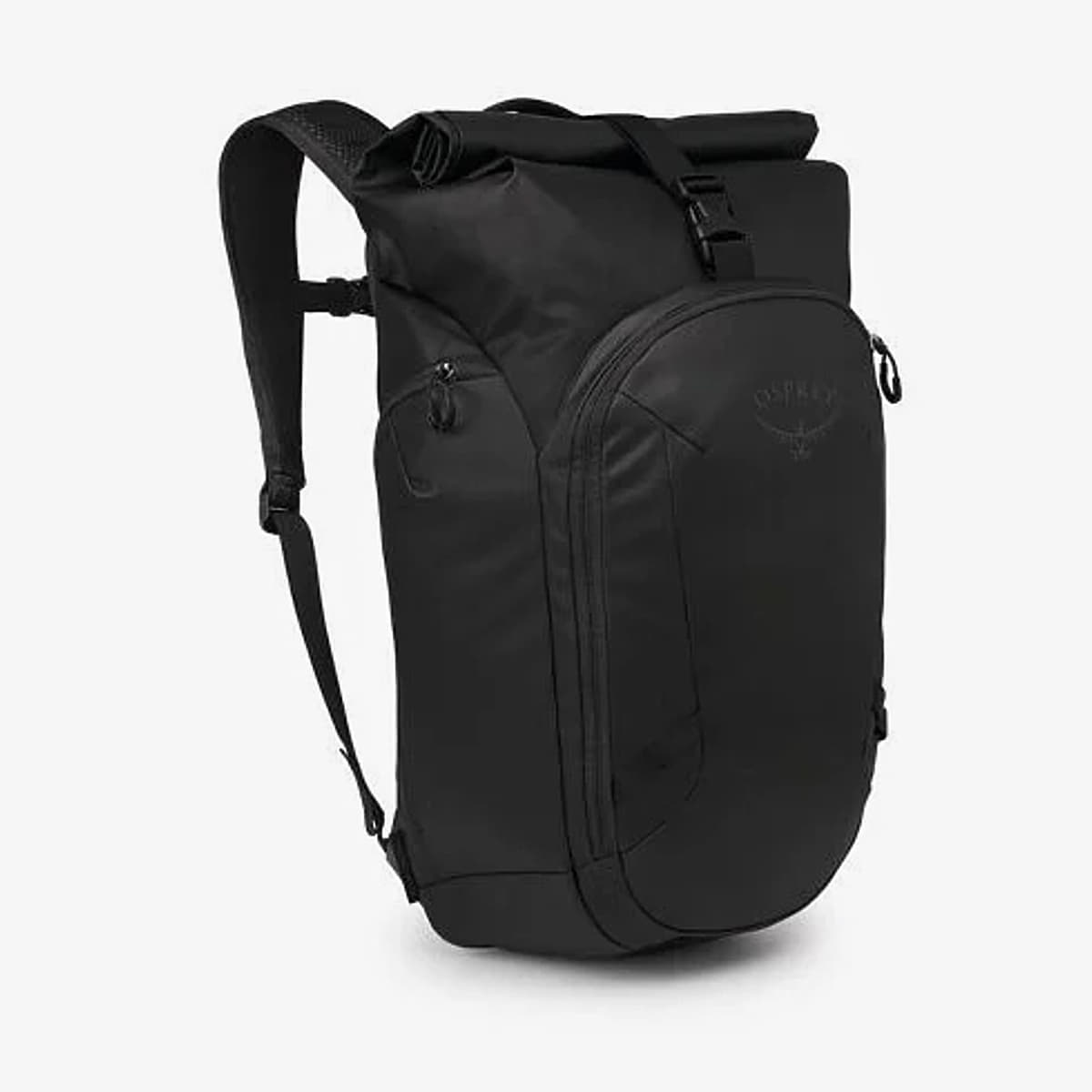 Batoh Osprey Transporter Roll Top Backpack Raven Black/ Black 30 l