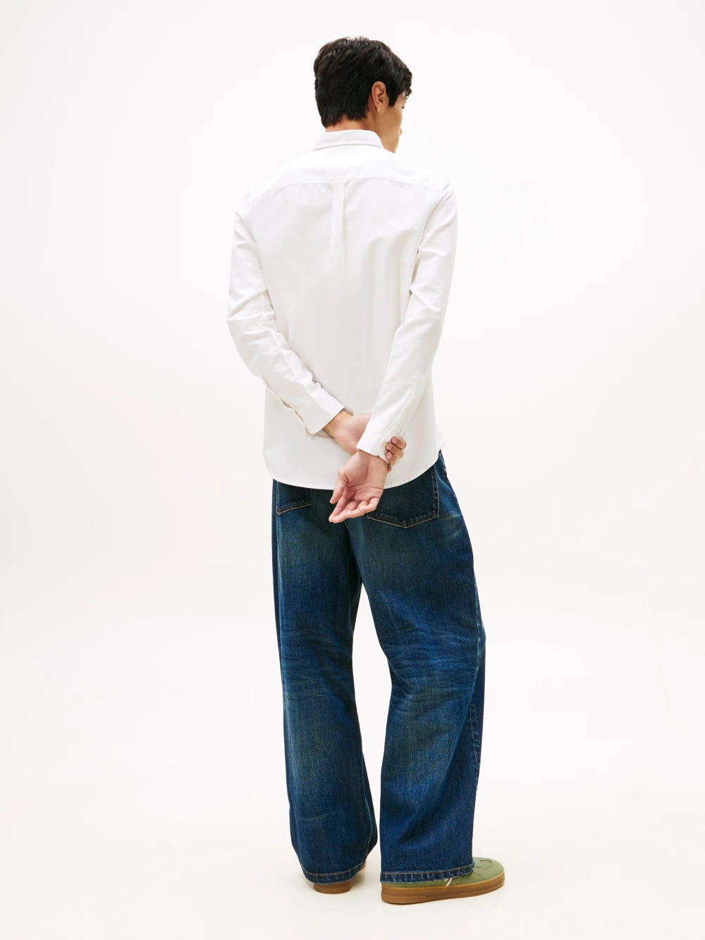 Tommy Jeans pánská bílá košile