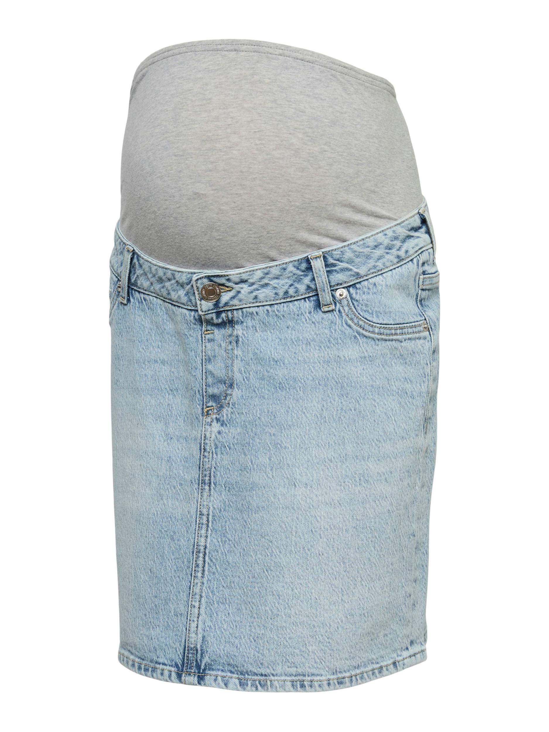 Vero Moda Maternity Sukně VMMTESSA modrá džínovina