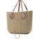 O bag kabelka MINI Sabbia s řetízkovými držadly a pudrovou koženkou