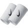 Nike Swoosh doublewide wristband WHITE/BLACK