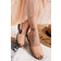 Tamaris Světle růžové kožené sandály 1-28916-24