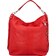 Velká kožená dámská kabelka červená - ItalY Celinda Mat červená