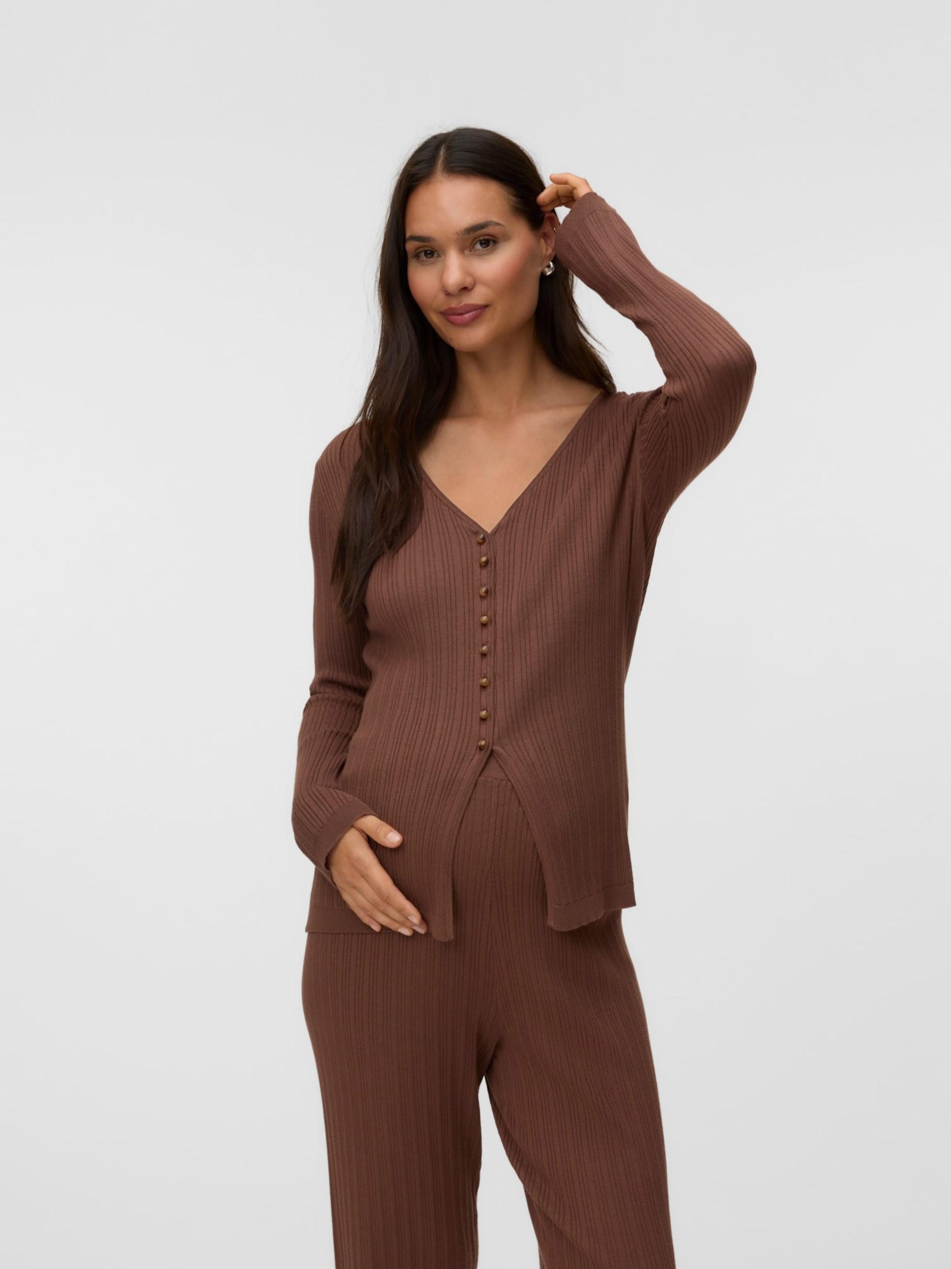 Vero Moda Maternity Kardigan VMMWillow čokoládová
