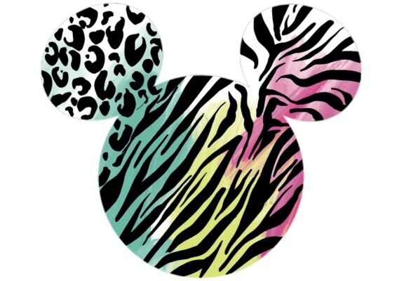 barevné logo se zvířecím potiskem