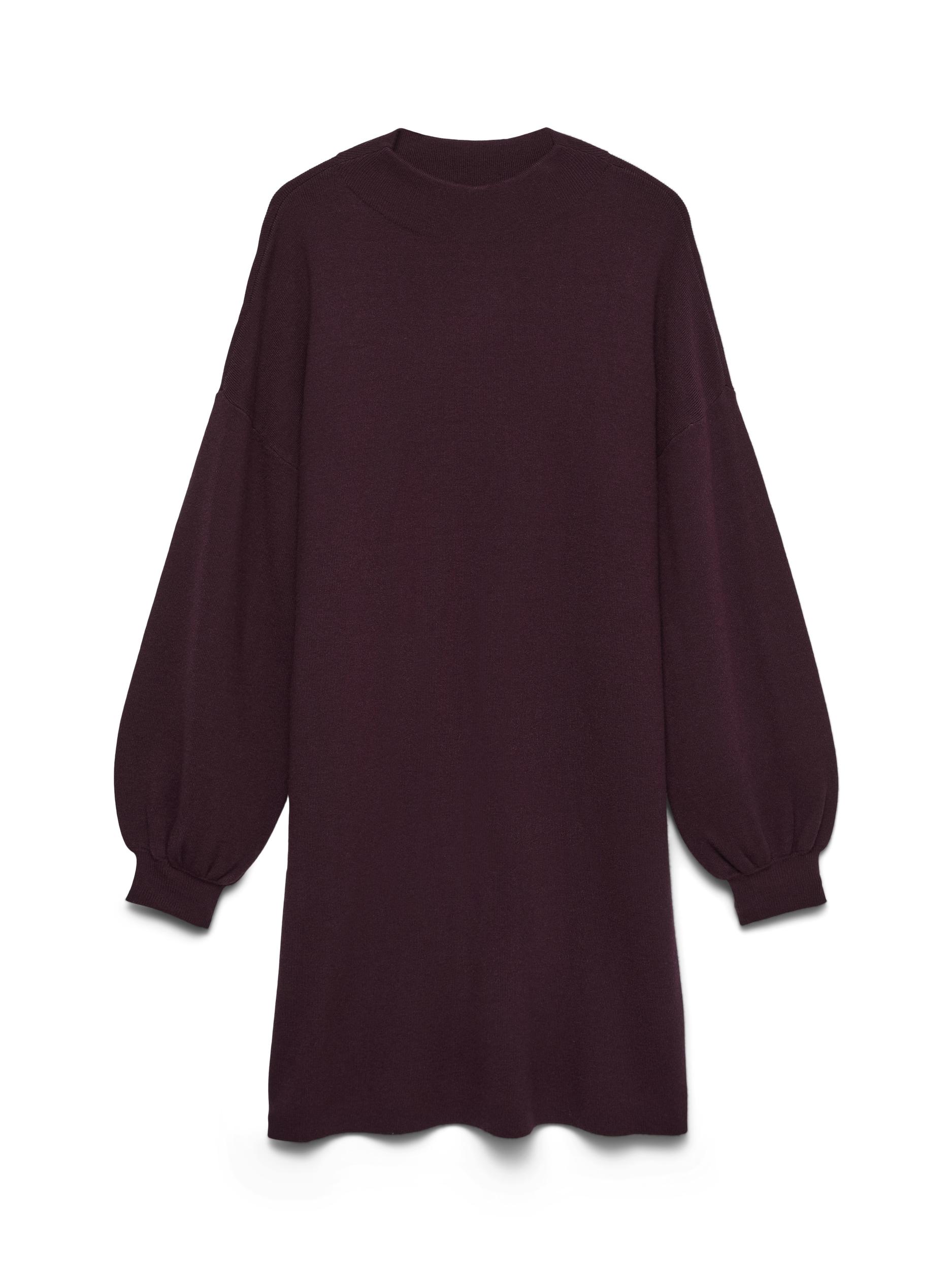 Vero Moda Maternity Úpletové šaty VMMNancy vínově červená